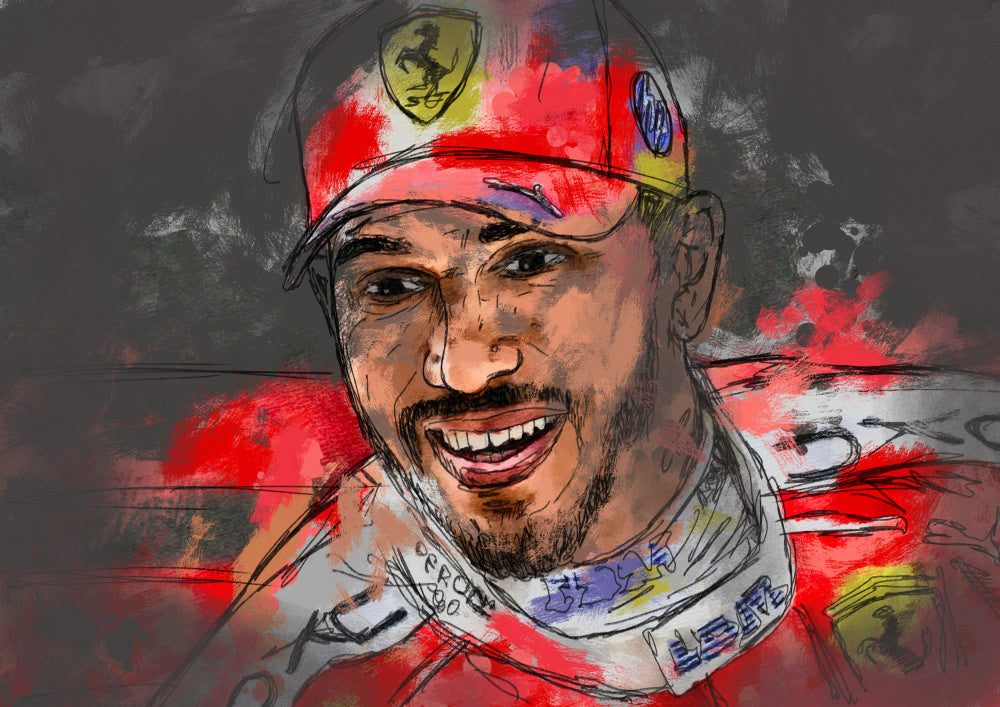 Joyful Racing Driver | Canvas