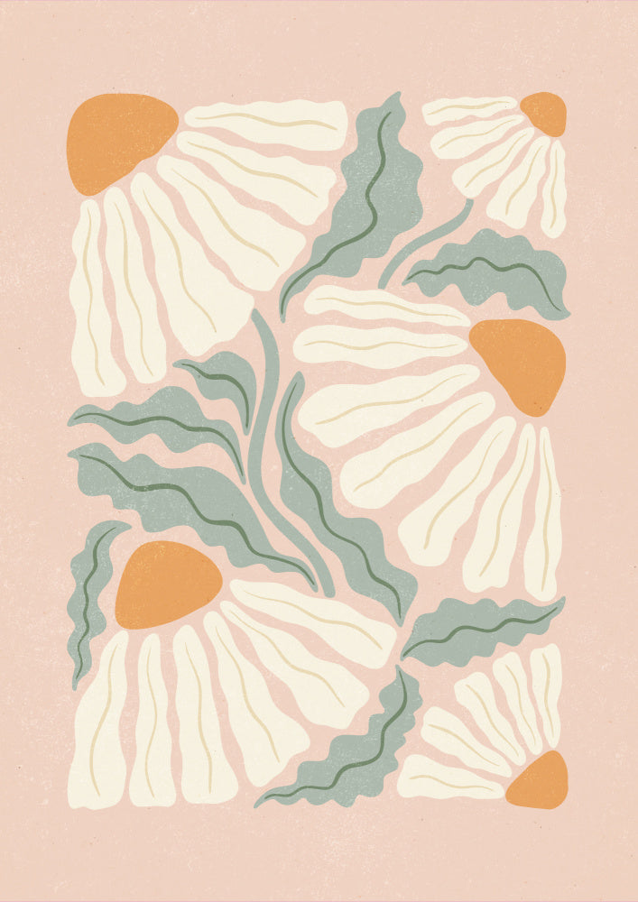 Bohemian Daisy Pattern | Canvas