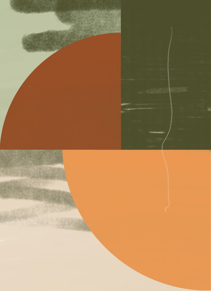 Earthy Abstract Shapes | Canvas