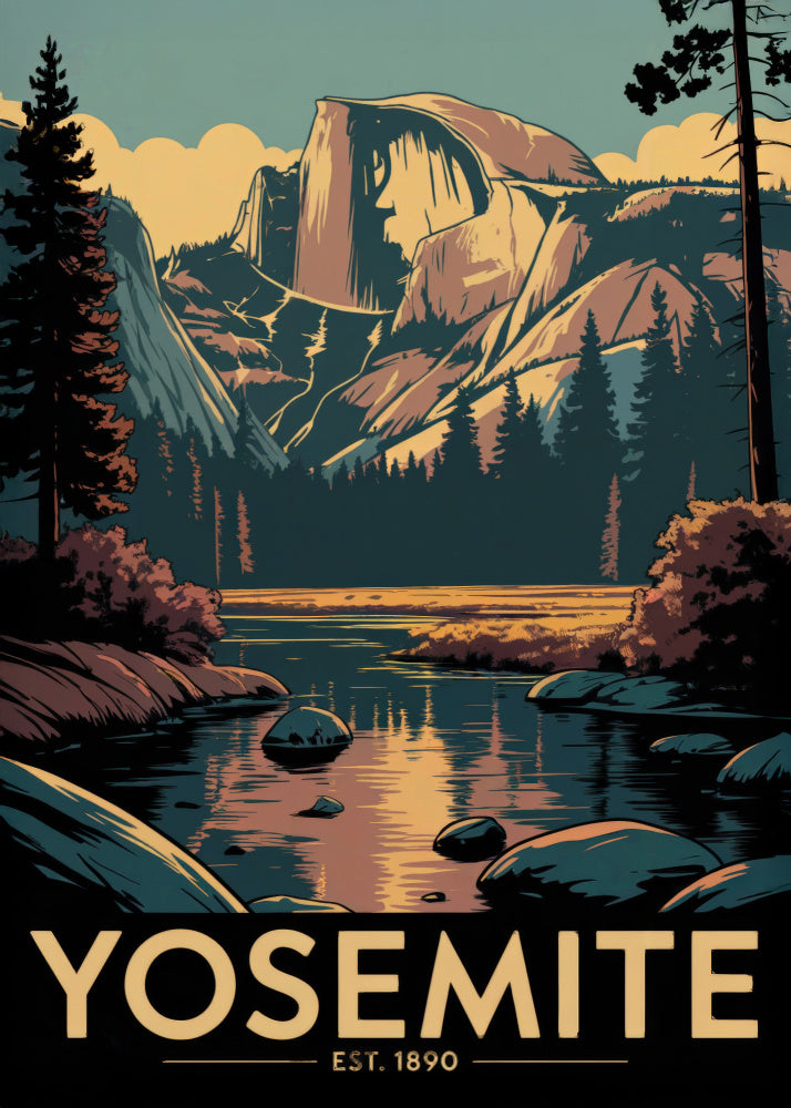 Yosemite Half Dome Vista | Canvas