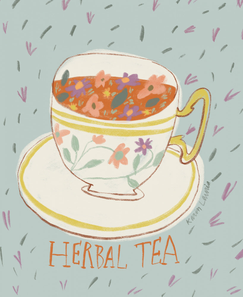 Floral Herbal Tea | Canvas