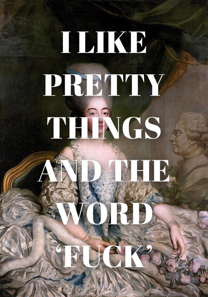 Sassy Rococo Quote | Poster