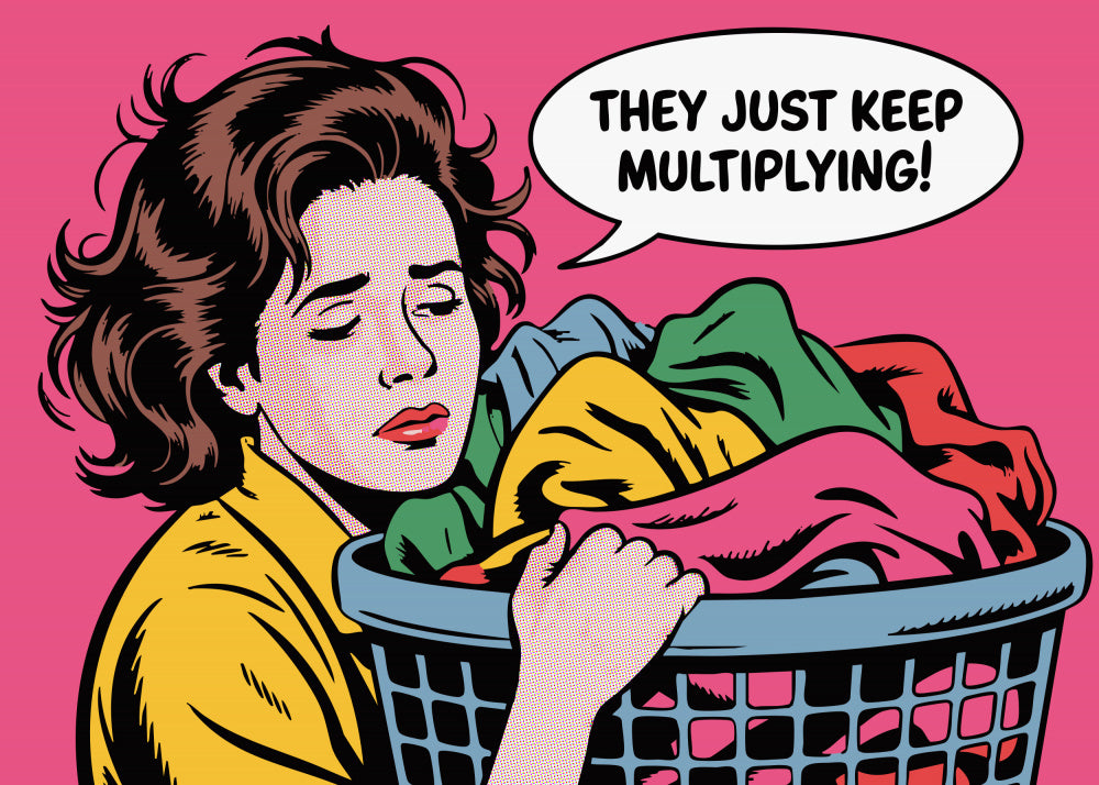Multiplying Laundry Frustration | Poster