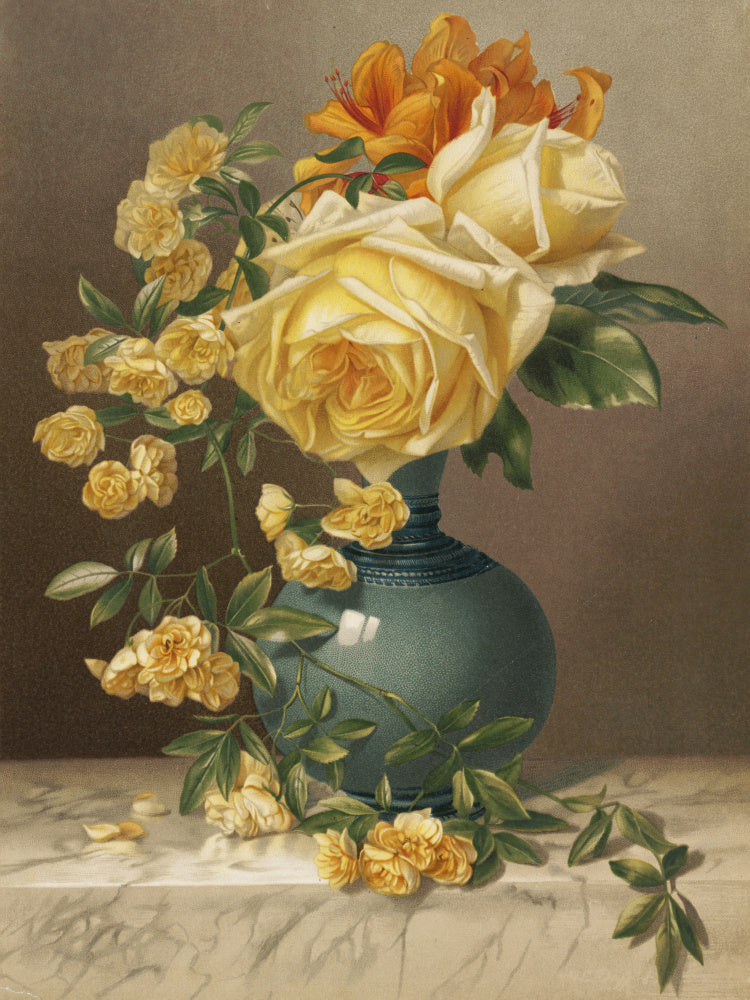 Marchal Niel Roses | Canvas
