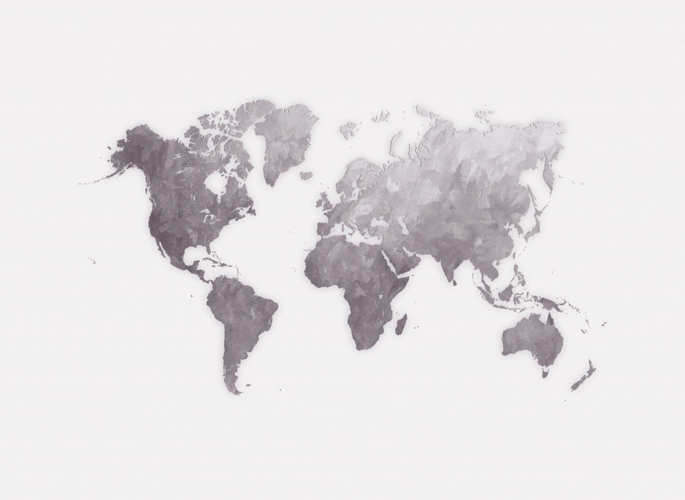 Textured World Map | Poster