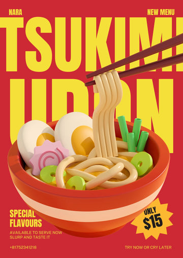 Delicious Japanese Udon | Poster