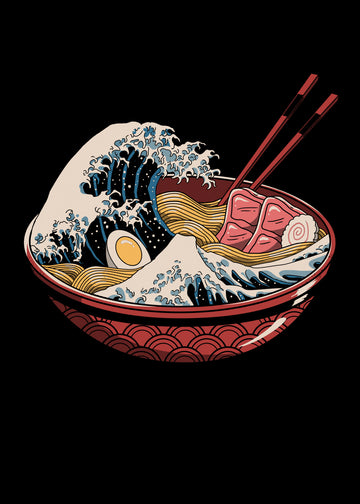Great Ramen Wave | Poster