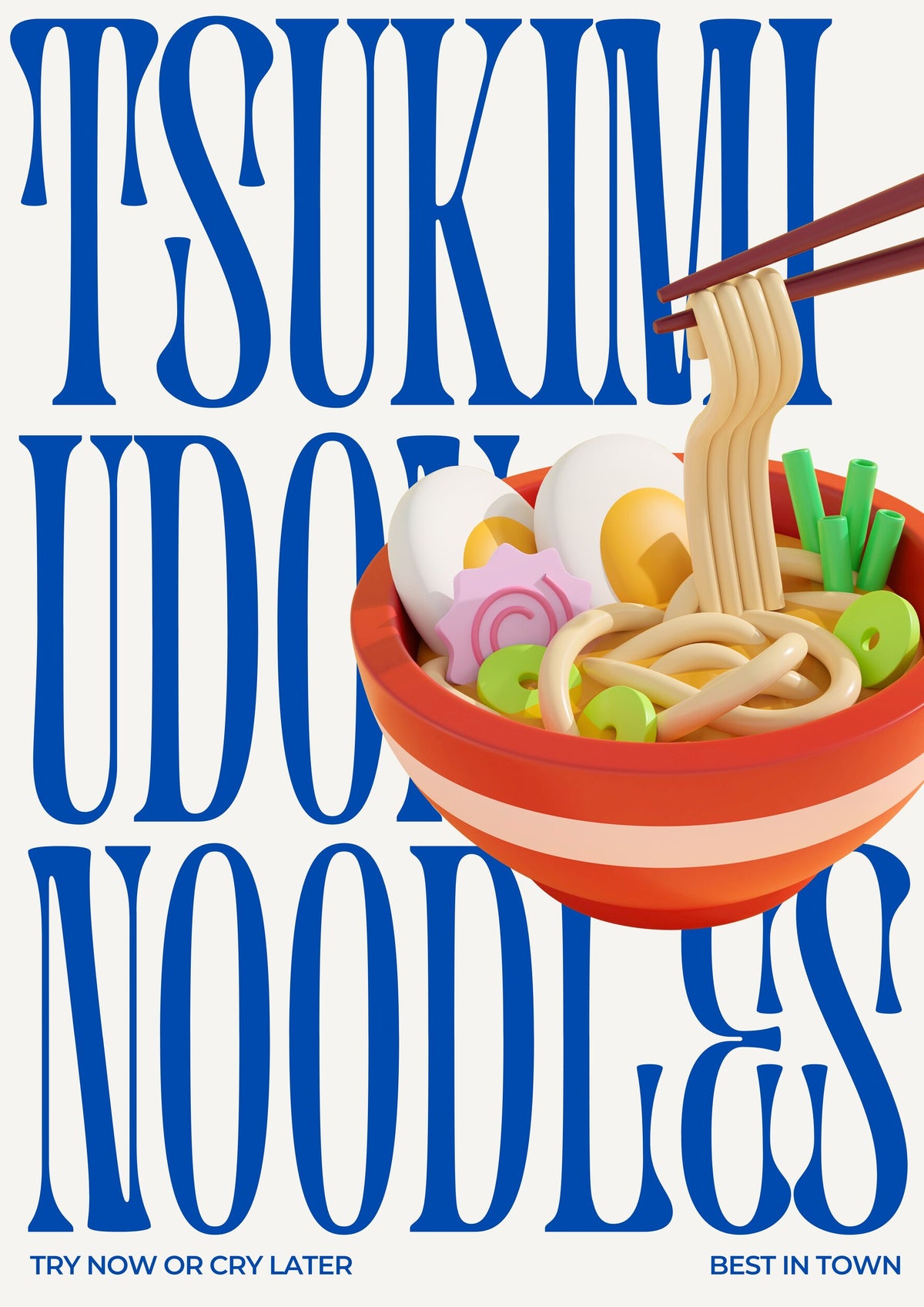 Tsukimi Udon Noodles | Poster