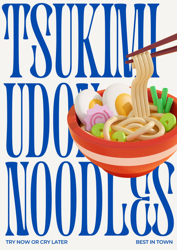 Tsukimi Udon Noodles | Poster