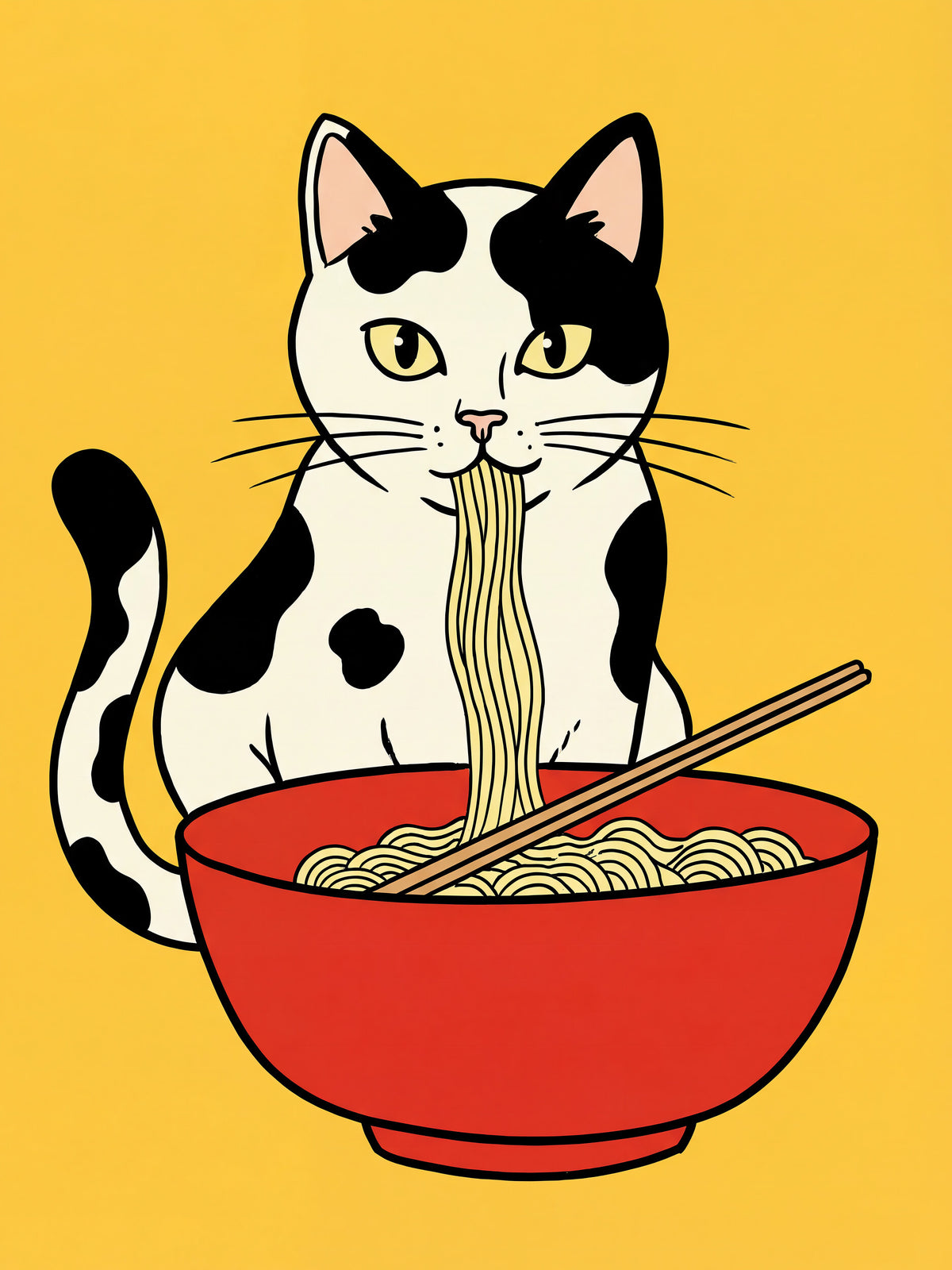Ramen Cat | Poster