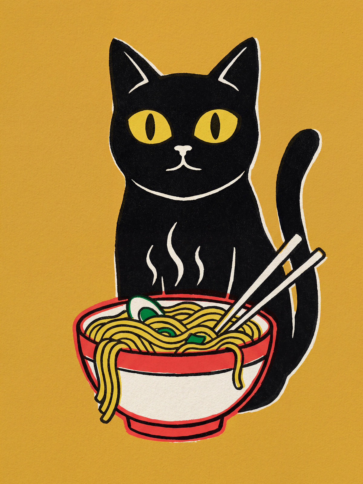 Black Cat Ramen | Poster