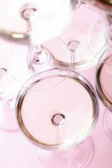 Soft Pink Champagne Glasses | Canvas