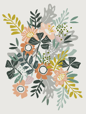 Stylized Floral Bouquet | Canvas