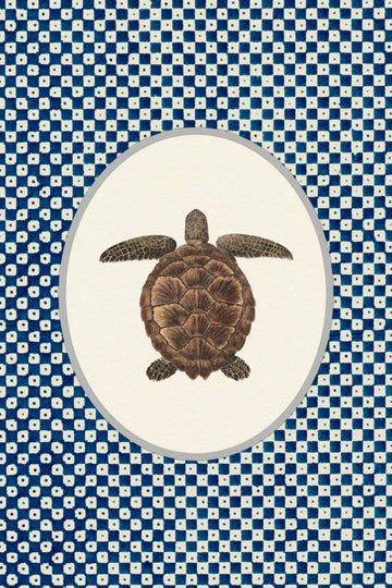 Shibori Sea Turtle | Canvas