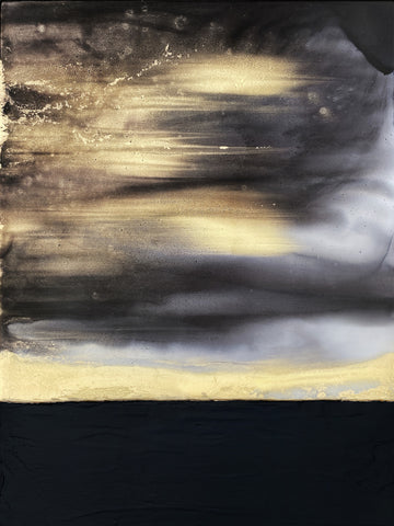 Abstract Golden Horizon | Poster
