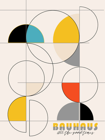 Bauhaus Geometric Shapes | Canvas