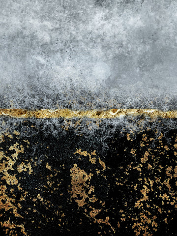 Golden Horizon Abstract | Canvas