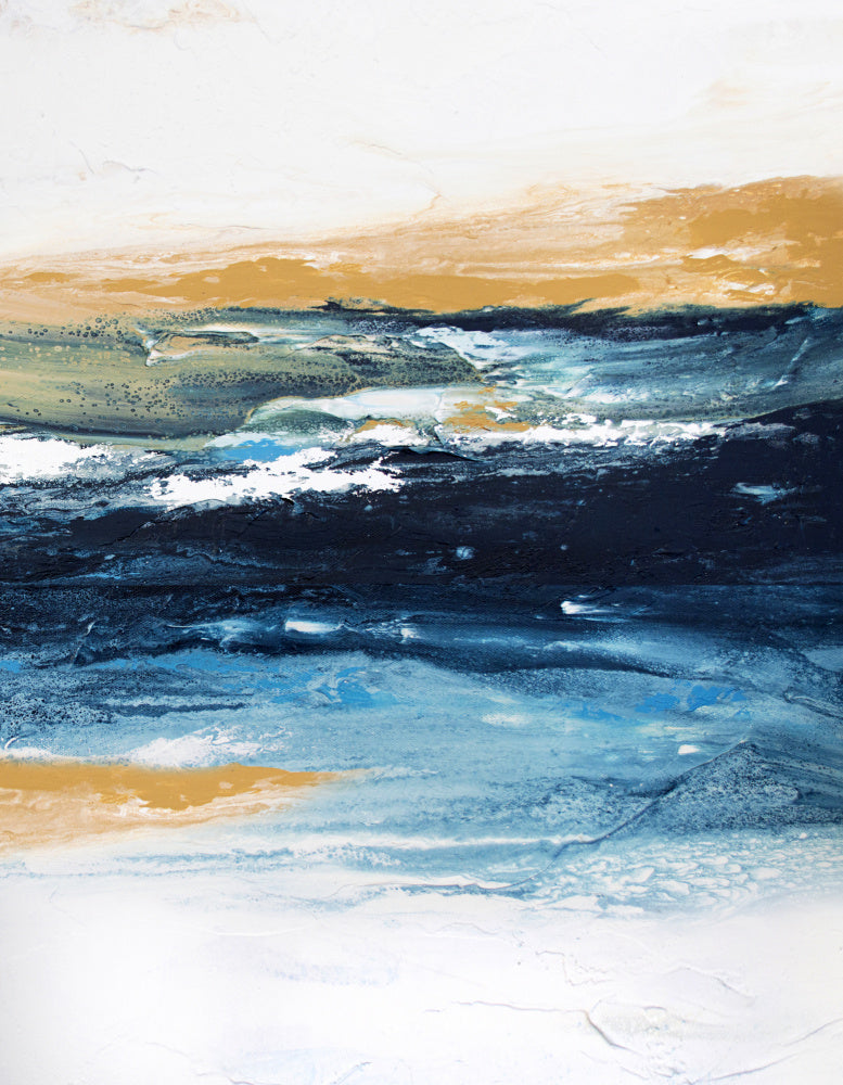 Deep Blue Ocean Gold | Poster