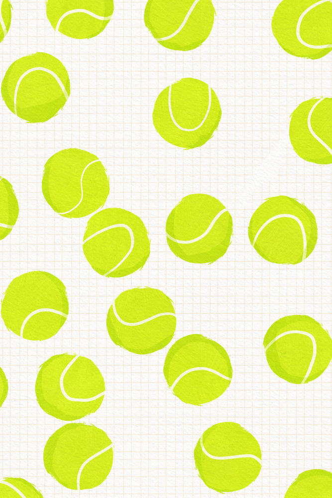 Playful Tennis Balls Pattern | Canvas