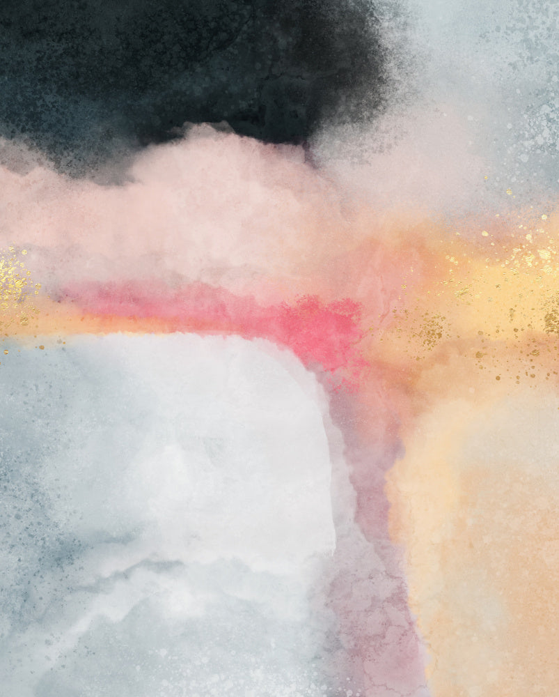 Blush Gold Serenity | Poster