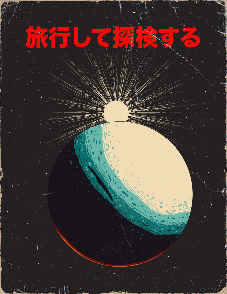 Retro Cosmic Sunrise | Canvas