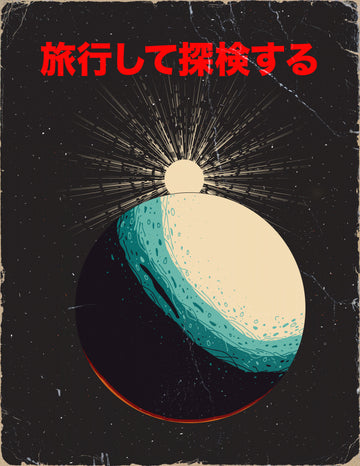 Retro Cosmic Sunrise | Canvas
