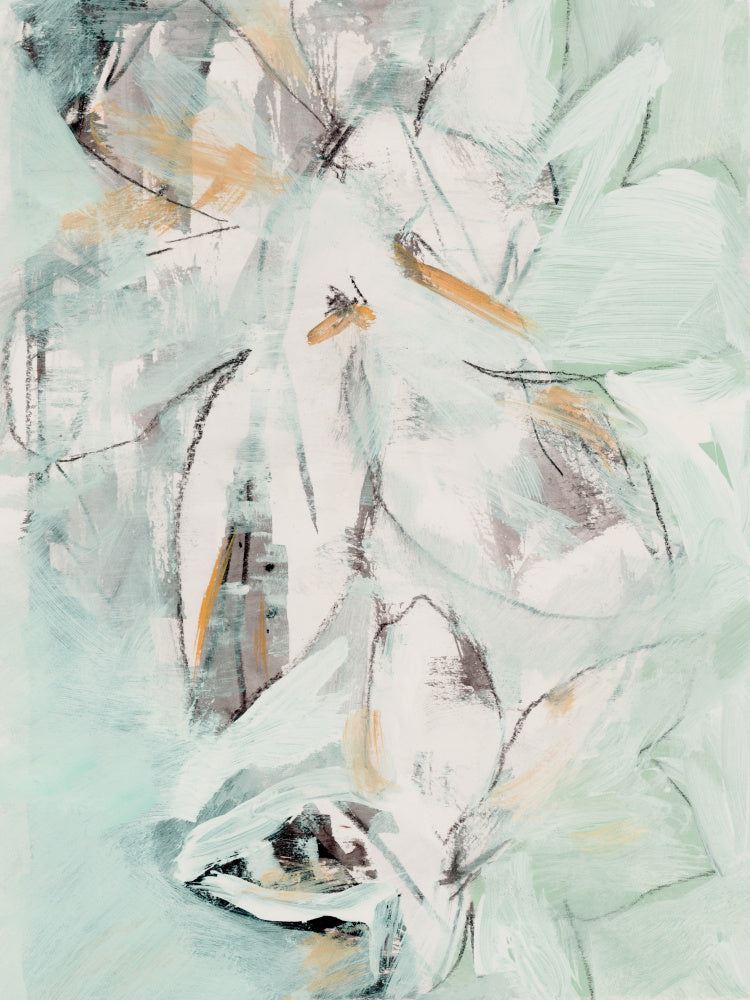 Abstract Green Serenity | Canvas