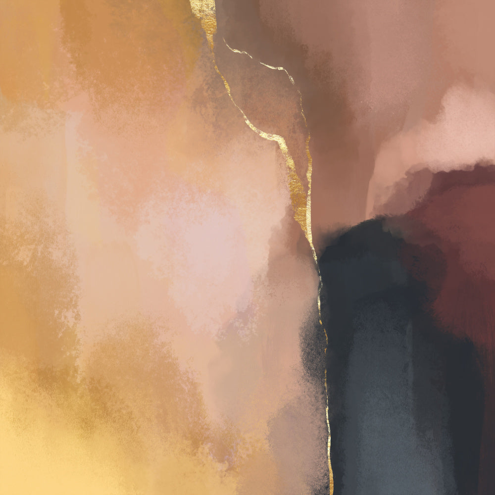 Elegant Abstract Gold | Poster