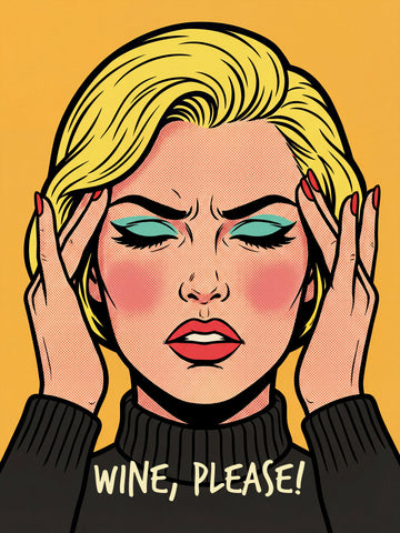 Wine Please Pop Art | Poster
