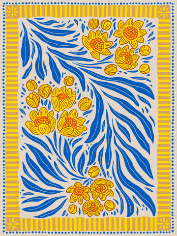 Vibrant Floral Pattern | Canvas