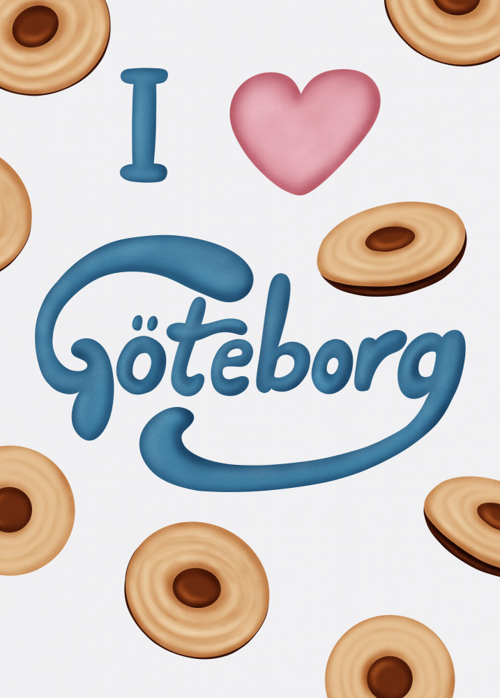 Love Göteborg Cookies | Poster