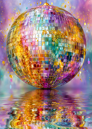 Sparkling Disco Reflections | Poster