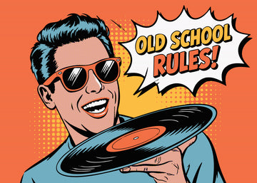 Old School Rules Man | Poster