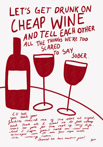 Cheap Wine | Canvas