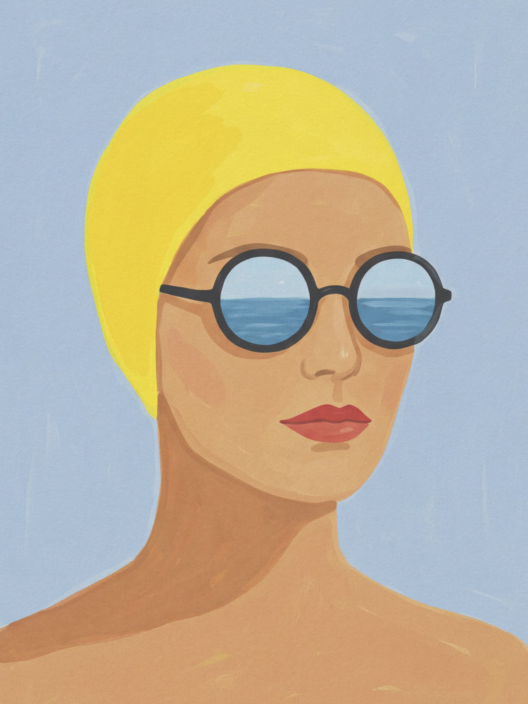 Ocean Gaze Swimmer | Poster