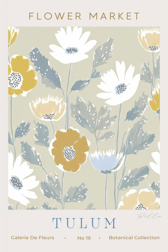 Soft Pastel Blooms | Poster