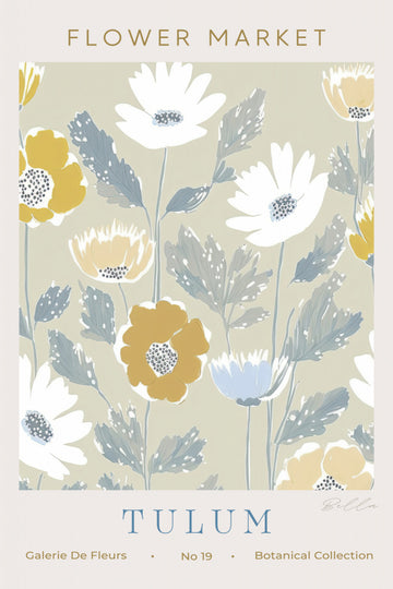 Soft Pastel Blooms | Poster