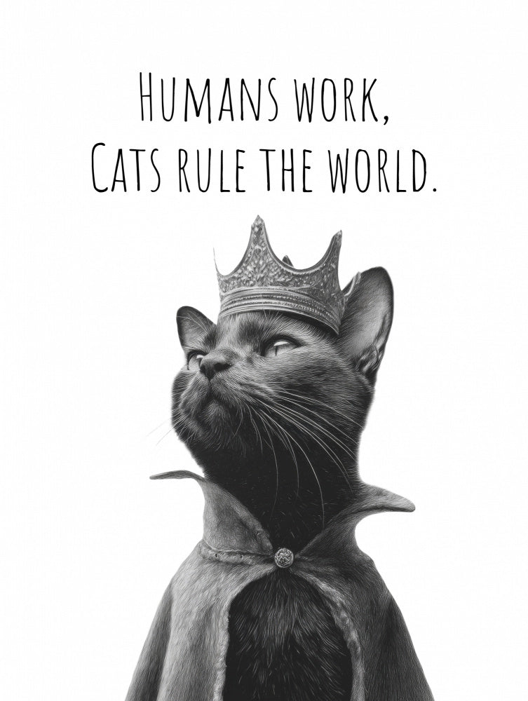 Majestic Cat King | Canvas