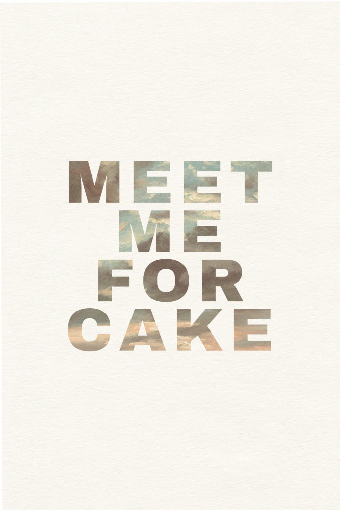 Meet Me For Cake | Canvas
