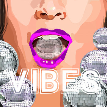 Disco Lip Vibes | Canvas