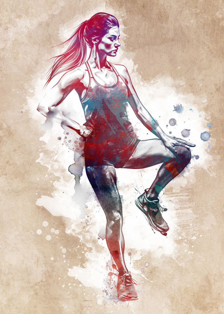 Dynamic Fitness Woman | Poster
