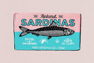 Vintage Sardine Art | Canvas