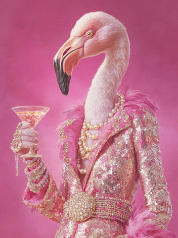 Glamorous Pink Flamingo | Poster