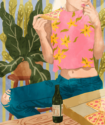 Casual Pizza Night | Poster