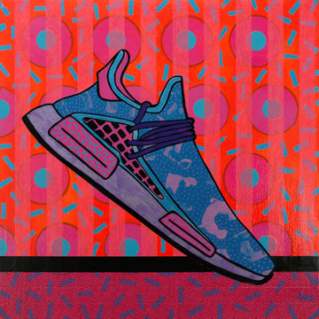 Vibrant Pop Art Sneaker | Canvas
