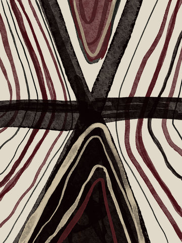 Intersecting Organic Forms | Canvas