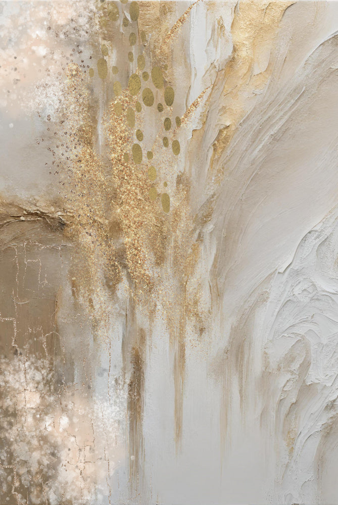 Sparkling Gold Abstract | Canvas