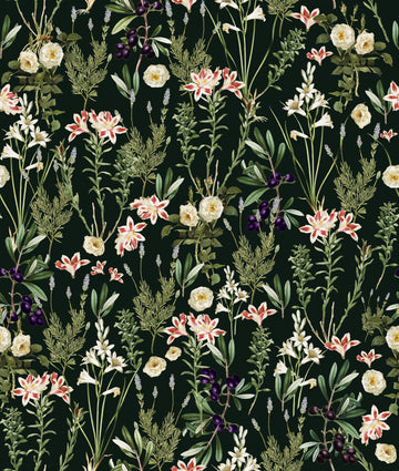 Dark Floral Bloom | Canvas