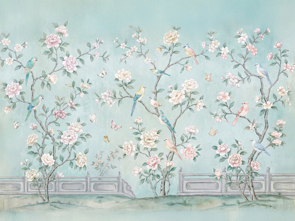 Chinoiserie Birds and Blossoms | Canvas