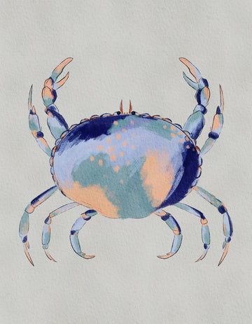 Serene Blue Crab | Canvas